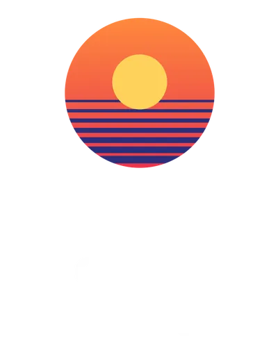 The exported print file: the sunset and Good days on a transparent background.